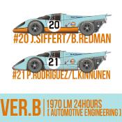 1/12 Maquette en Kit PORSCHE 917K 1970 VERSION B LE MANS  #20 -#21- model factory hiro k512