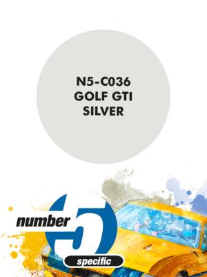 PEINTURE POUR AEROGRAPHE GOLF GTI SILVER - NUMBER FIVE- N5-C036