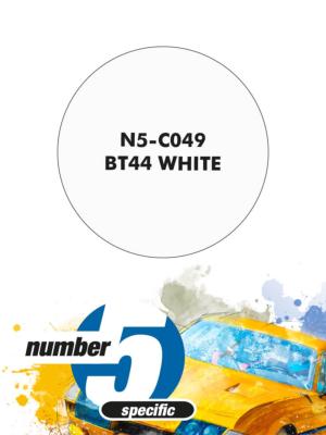 PEINTURE POUR AEROGRAPHE BRABHAM BT44 WHITE -30 ML - NUMBER FIVE- N5-C049