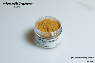 CLEAR BROWN FLOCKING POWDER (20ml) - STREETBLISTERS - SB16005