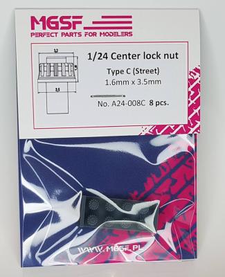 1/24 ECROUS DE ROUES CENTRAL ROUTE - MGSF - A24-008C