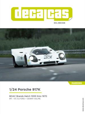 DECAL 1/24 PORSCHE 917 PORSCHE SALZBURG - DECALCAS - DCL-DEC046