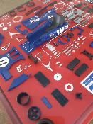 1/12 Maquette TYRRELL 003 MONACO 1971 éclaté en boite vitrine- TAM12054éclaté