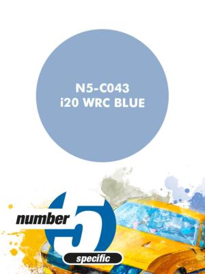 PEINTURE POUR AEROGRAPHE I30 WRC BLUE -30 ML - NUMBER FIVE- N5-C043