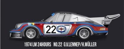 1/12   Porsche 911 carrera RSR 1974 Modèle monté par atelier-d-camara