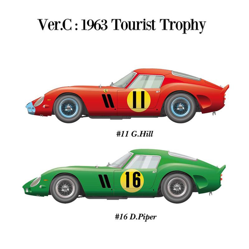 MAQUETTE BURAGO METAL KIT VOITURE FERRARI 250 GTO TOURIST TROPHY