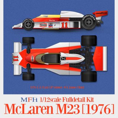 1/12 maquette en kit - Mc Laren M23 GP japon 1976- j.Hunt - model factory hiro K859 précommande