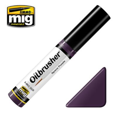Peinture a l'huile Oil Brusher violet  - 10ml - Ammo- Mig-3526