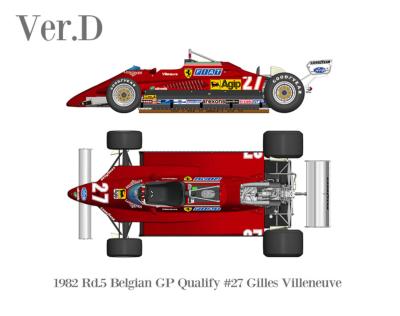 1/20 Maquette en kit Ferrari  126 C2 GP Belgique 1982  model factory hiro  K732