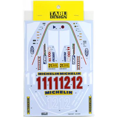 1/12 FERRARI 312 T4 FULL DECAL - TABU- TABU12057