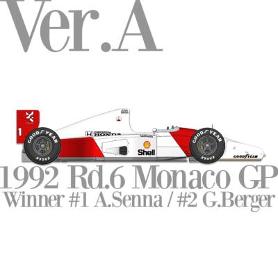1/12 Maquette en Kit MC LAREN MP4/7 GP Monaco 1992 model factory hiro  K718