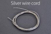 METAL SILVER WIRE CORD 0.6MM- model factory hiro  P1163