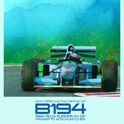 1/12 maquette en kit - Benetton B194 - M.Schumacher- model factory hiro K860 précommande