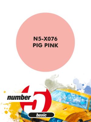 PEINTURE POUR AEROGRAPHE PIG PINK -30 ML - NUMBER FIVE- N5-X076