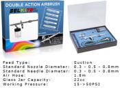 SET AEROGRAPHE DOUBLE ACTION PAR ASPIRATION- BELKIT- BEL-AIR005