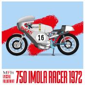 1/9 Maquette en Kit DUCATI 750 IMOLA 1972 model factory hiro  K743