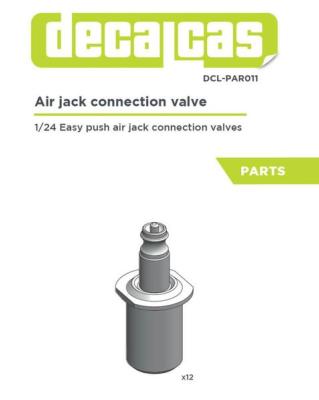 1/24 air jack connection valve - DECALCAS - DCL-PAR011
