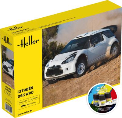 1/24 Maquette STARTER KIT CITROEN DS3 WRC- HELLER 56758 - PRECOMMANDE