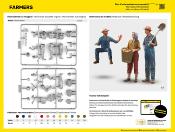 1/24 Maquette 3 FIGURINES FERMIERS - HELLER 82752 