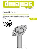 1/24 DZUS QUICK RELEASE FASTENER TYPE 2 - 3D- DECALCAS- DCL-PAR102