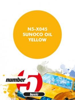 PEINTURE POUR AEROGRAPHE SUNOCO YELLOW -30 ML - NUMBER FIVE- N5-X045
