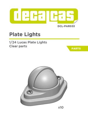 1/24 LUCAS PLATE LIGHTS- DECALCAS - DCL-PAR033