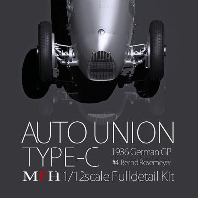 1/12 maquette en kit - AUTO UNION TYPE C 1936 - model factory hiro K816