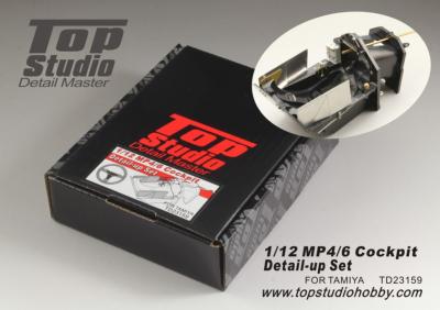 TD23159- 1/12 MP4/6 COCKPIT DETAIL-UP SET
