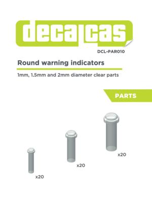 ROUND WARNING INDICATOR - DECALCAS - DCL-PAR010