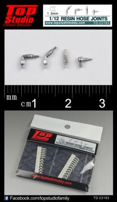 TD23193 - 1/12 - 1.3mm RESIN HOSE JOINTS