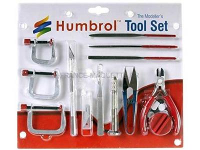 SET D'OUTILS DE BASE POUR MAQUETTISTE - HUMBROL - HUMAG9159