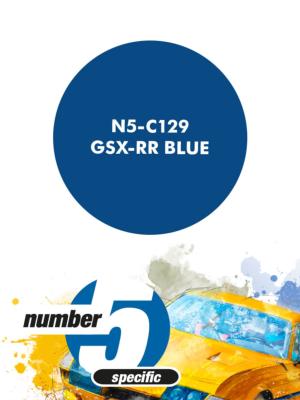 PEINTURE POUR AEROGRAPHE YAMAHA GSX RR BLUE -30 ML - NUMBER FIVE- N5-C129