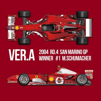 1/12 maquette en kit - Ferrari F2004 GP san marino  - model factory hiro K867