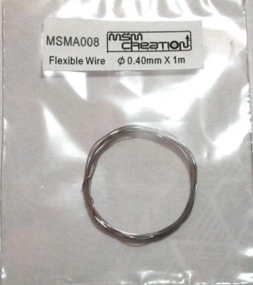 FLEXIBLE WIRE 0.4MM X 1M - MSMA008