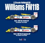 1/12 Maquette en kit WILLIAMS FW11B  model factory hiro  K472
