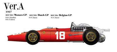 1/20 Kit Ferrari 312 F1 1967 . model factory hiro k272
