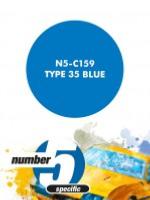PEINTURE POUR AEROGRAPHE BLEU BUGATTI 35 -30 ML - NUMBER FIVE- N5-C159