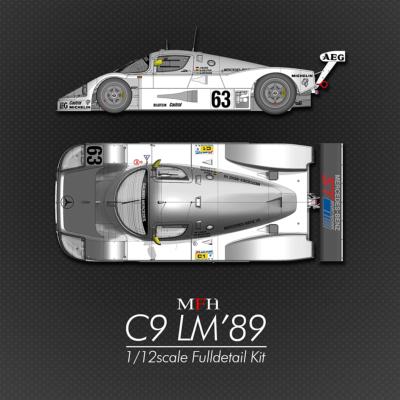 1/12 Maquette en Kit SAUBER MERCEDES C9 Le Mans 1989 model factory hiro  K733 