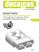1/12  CONNECTORS SB175 FOR BATTERY AND POWER BLOCKS - 3D- DECALCAS- DCL-PAR099