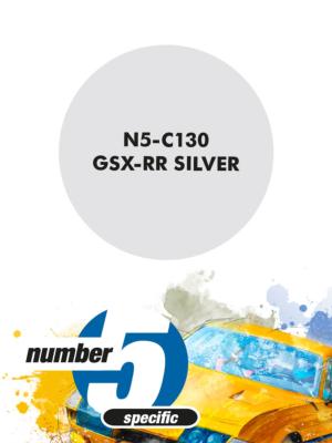 PEINTURE POUR AEROGRAPHE YAMAHA GSX RR SILVER -30 ML - NUMBER FIVE- N5-C130