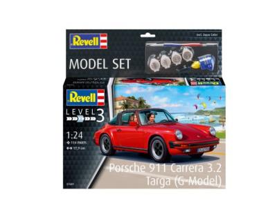 1/24 Maquette PORSCHE 911 CARRERA 3.2 avec peintures et colle - Revell - REV67689
