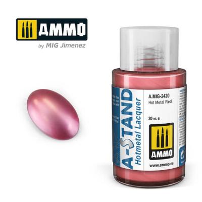 AMIG2420 - HOT METAL RED ancien alclad  411 - 30ml - MIG 2420