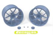 1/24 jeu de 4 jantes magnésiul pour Porsche 911GT  - 3D- DECALCAS- DCL-PAR164
