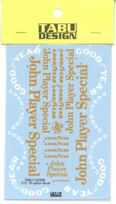 1/12 LOTUS 78 OPTION DECAL - TABU- TABU12035B