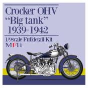 1/9 maquette en kit - MOTO CROCKER OHV "BIG TANK" 1939-1942 - model factory hiro K836