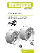 1/24 ROUES BORRANI  250 GTO - 3D- DECALCAS- DCL-PAR100