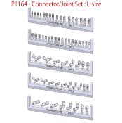1/12 HOSE JOINTS L - CONNECTORS - model factory hiro  P1164