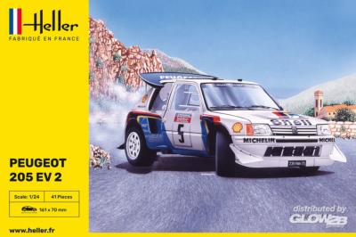 1/24 Maquette PEUGEOT 205 EVO 2 - HELLER 80716 -