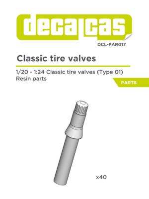 1/24 TIRES VALVES - DECALCAS - DCL-PAR017
