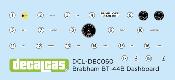 DECAL 1/12 DECALS BRABHAM BT44B  TABLEAU DE BORD - DECALCAS - DCL-DEC060